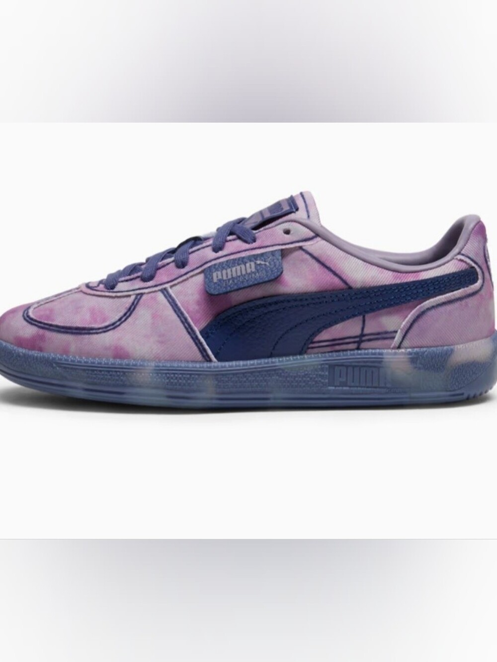 Puma Purple Tie-Dye Low Top Sneakers